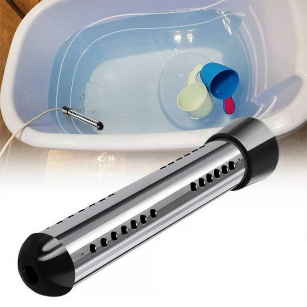 Calentador de agua portátil, calentador de agua de inmersión para bañera de  hidromasaje con controles de temperatura, calentador eléctrico inflable