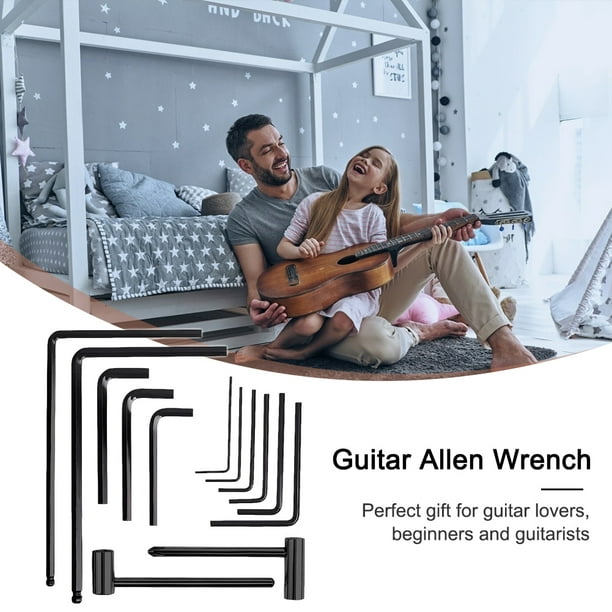 13 unids/set llaves de guitarra llave Allen hexagonal profesional para  principiantes FLhrweasw Nuevo