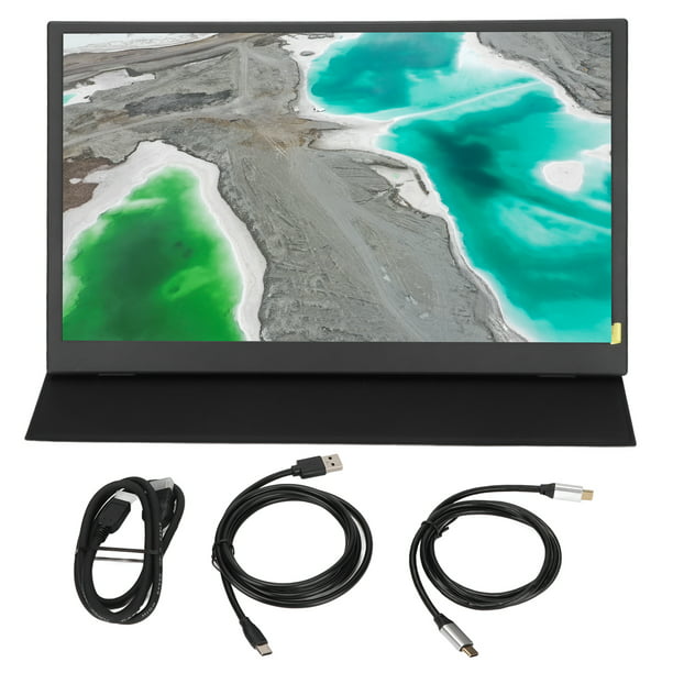 Monitor portátil para portátil de 15.6 pulgadas, monitor portátil HDR IPS  para portátil, monitor de viaje HDMI USB-C para