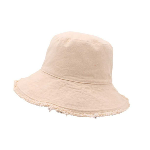 Guardurnaity Sombrero de pescador de pesca, gorra de pescador de algodón  para mujeres y adultos, sombreros de verano transpirables cómodos de Color  sólido, Sombreros Caqui Guardurnaity AP012046-03