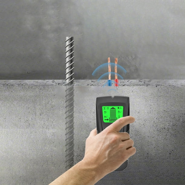 Detector de pared Detector de metales 3 en 1 Detección de cables de metal  Detector de cables en vivo Abanopi Detector de pared