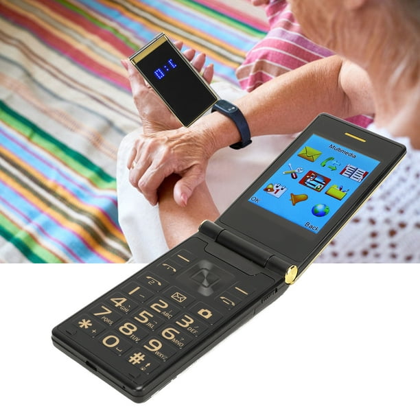  Teléfono celular para personas mayores, fácil de usar