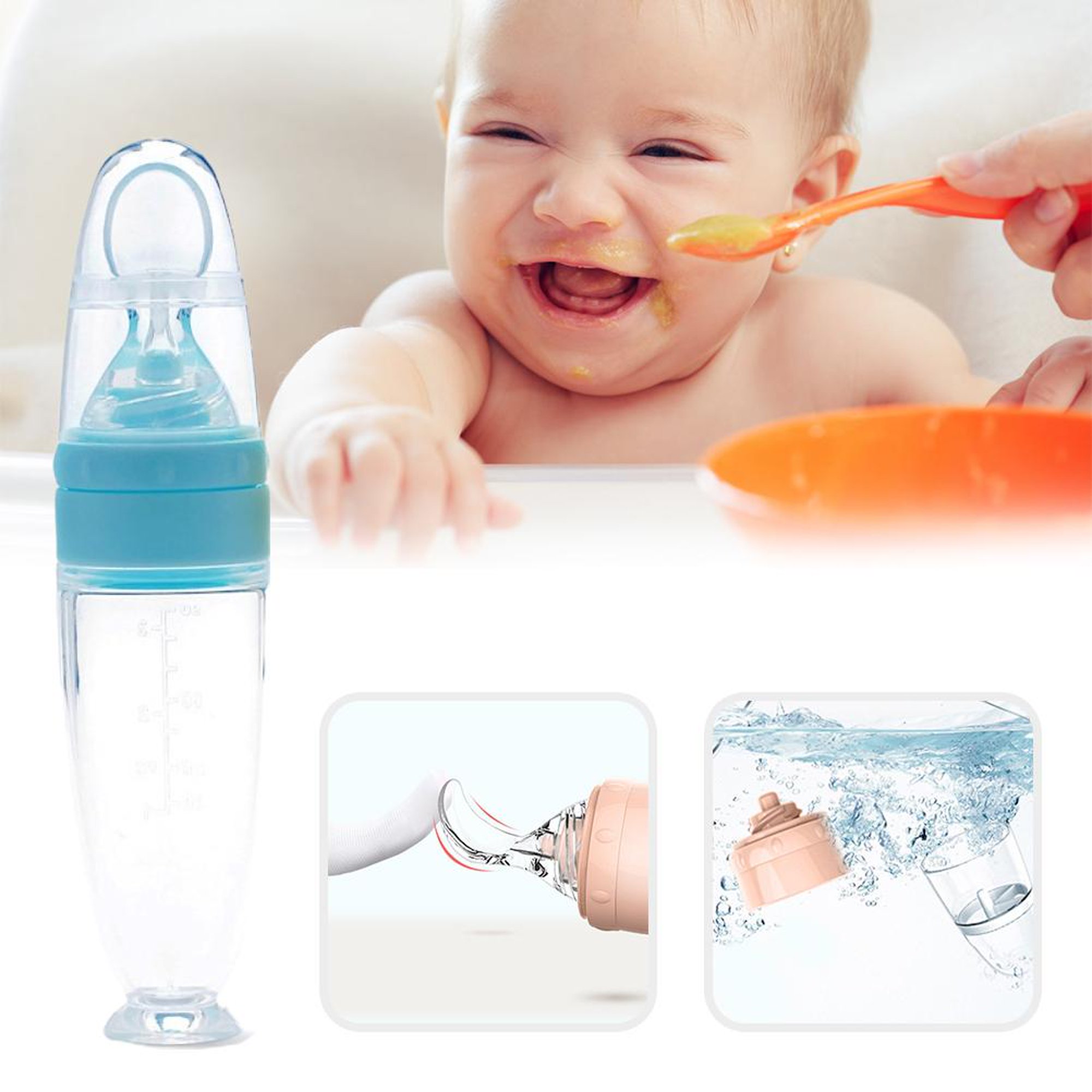 Cucharas para bebés (Pack x2) - Bebe Innova S.L