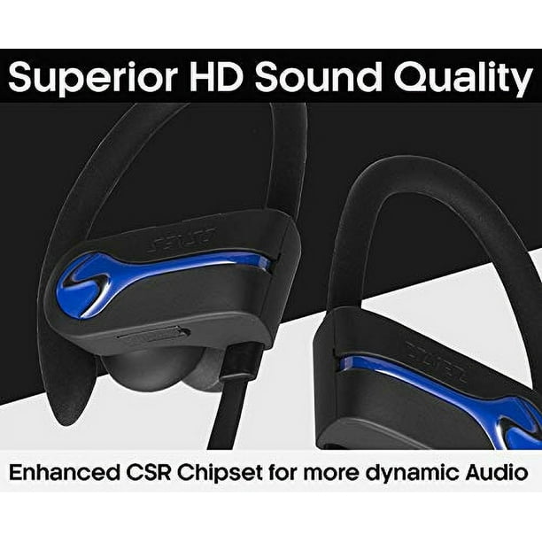 Auriculares inalámbricos Bluetooth SENSO, los mejores auriculares deportivos  con micrófono IPX7 Auri Senso