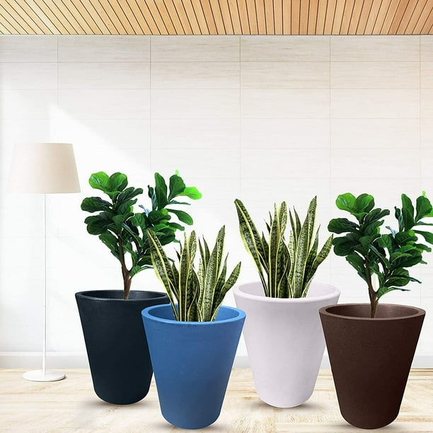 Maceta redond de cerámica para plantas de interior de la casa Oficina en el  hogar decorativa Estilo A Zulema macetas decorativas