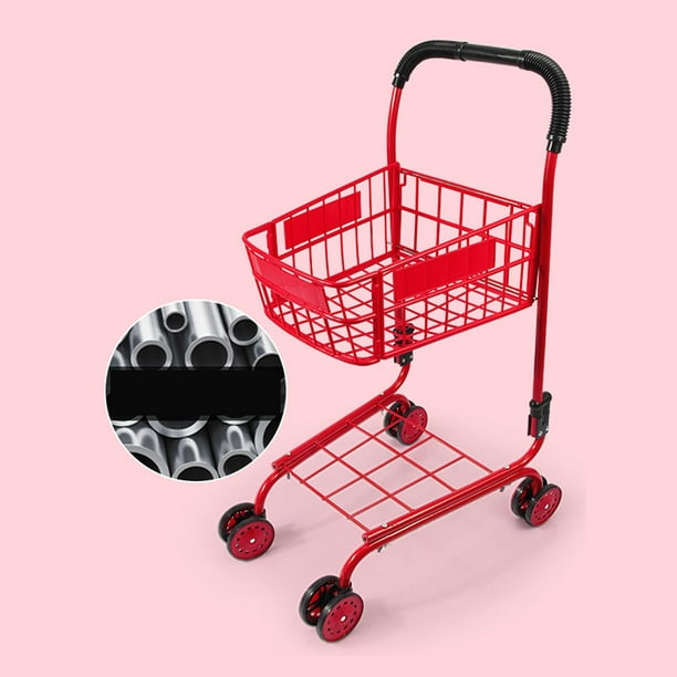 Mini carrito de supermercado, mini carrito de compras carrito de  supermercado carrito de compras utilitario modo escritorio almacenamiento  juguete