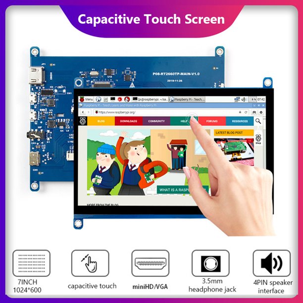 7inch ips/tn aida64 lcd display mini