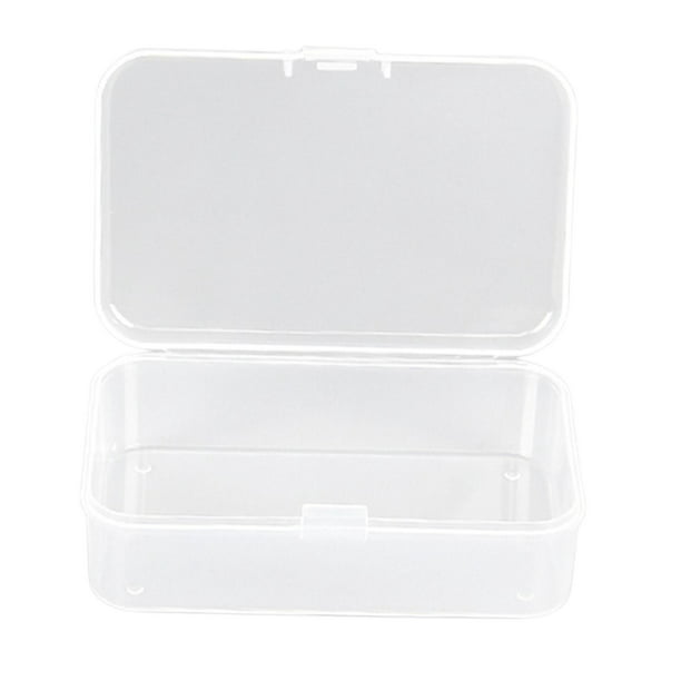 Caja organizadora de plástico transparente contenedor de almacenamiento  tornillos caja de almacenami Sunnimix Contenedor de almacenamiento