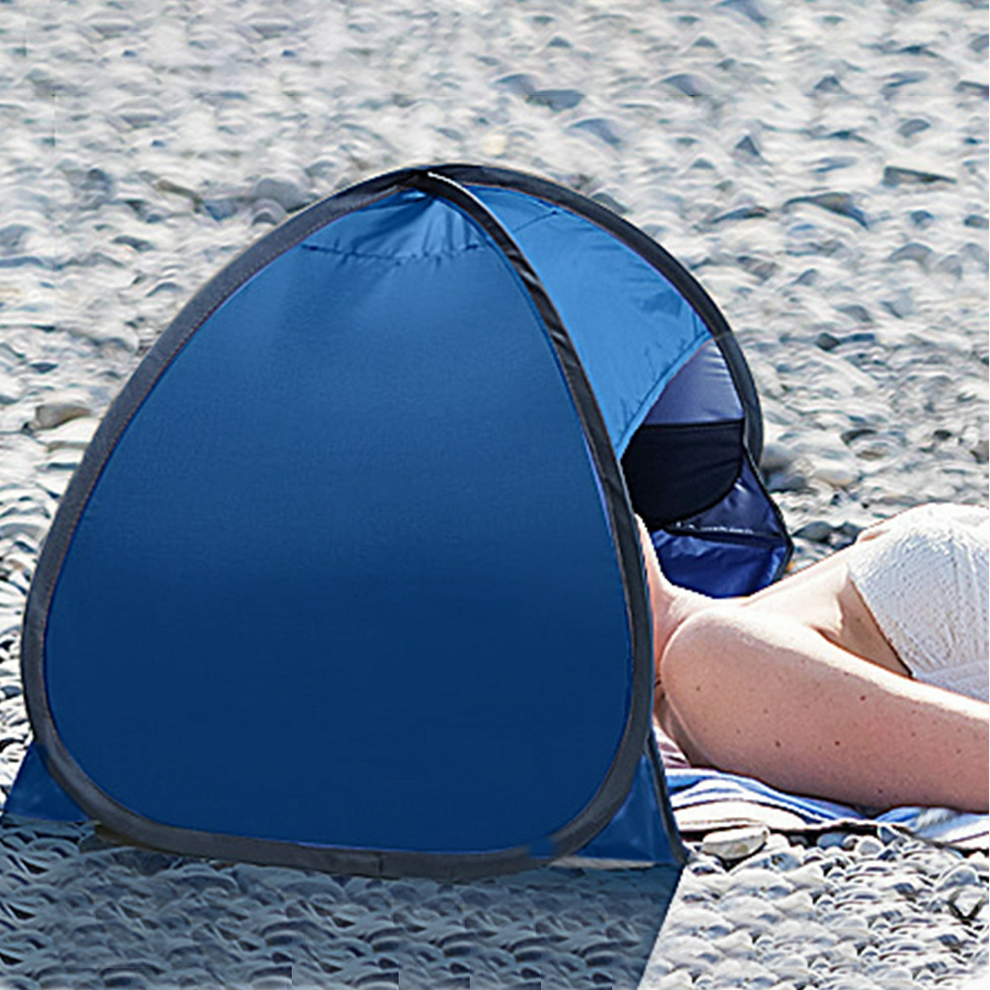 Tienda De Playa Pop Up Carpa de playa al aire libre Carpa de protección  solar para la cara con soporte para teléfono (M) Wdftyju