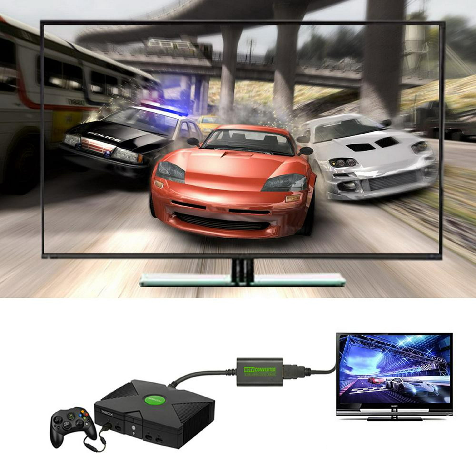 Tv monitor hdmi-Compatible converter digital video audio game player adapter for