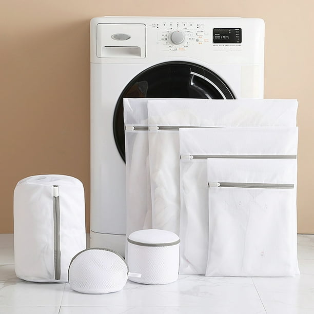 Bolsa de lavandería para lavar a máquina, bolsa de lavado de ropa interior,  soporte para bolsa de lavandería, bolsa de malla para lavandería, muy  recomendable Jadeshay A