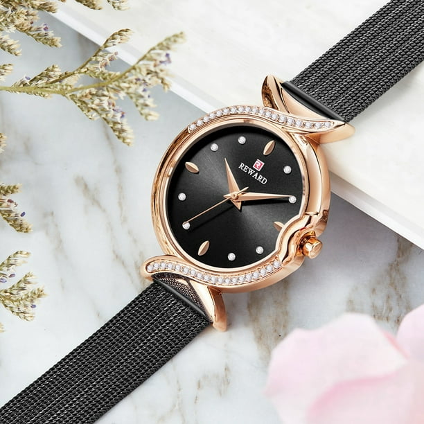 Relojes Para Mujer Bonitos Elegantes Para Regalo De Lujo Impermeable  Calidad