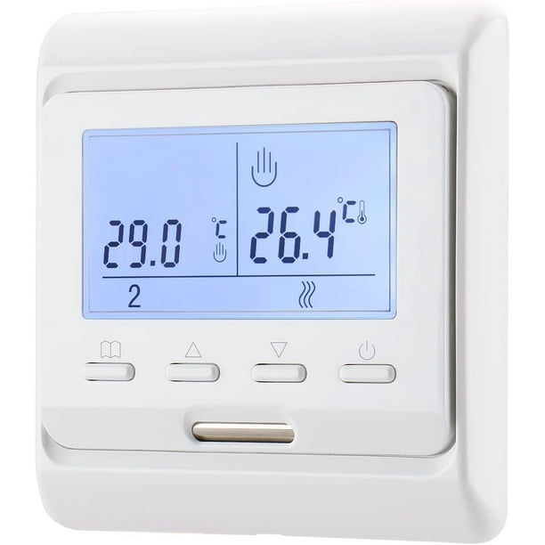 Comprar Termostato inteligente 16A controlador de temperatura de  calefacción por suelo con pantalla táctil LED 85265V eléctrico