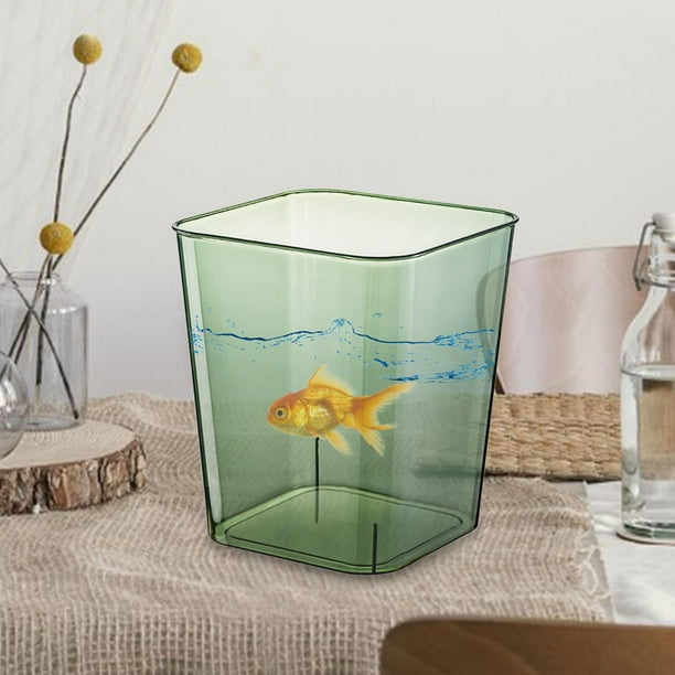 Cubo De Basura Papelera Papelera Transparente Para Baño De Oficina Gloria  Bote de basura doméstico