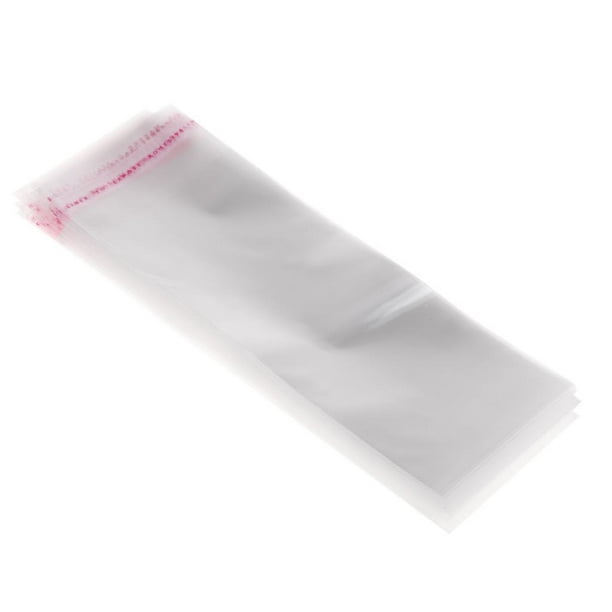 Paquete de 100 bolsas de plástico transpente bolsas de celofán OPP