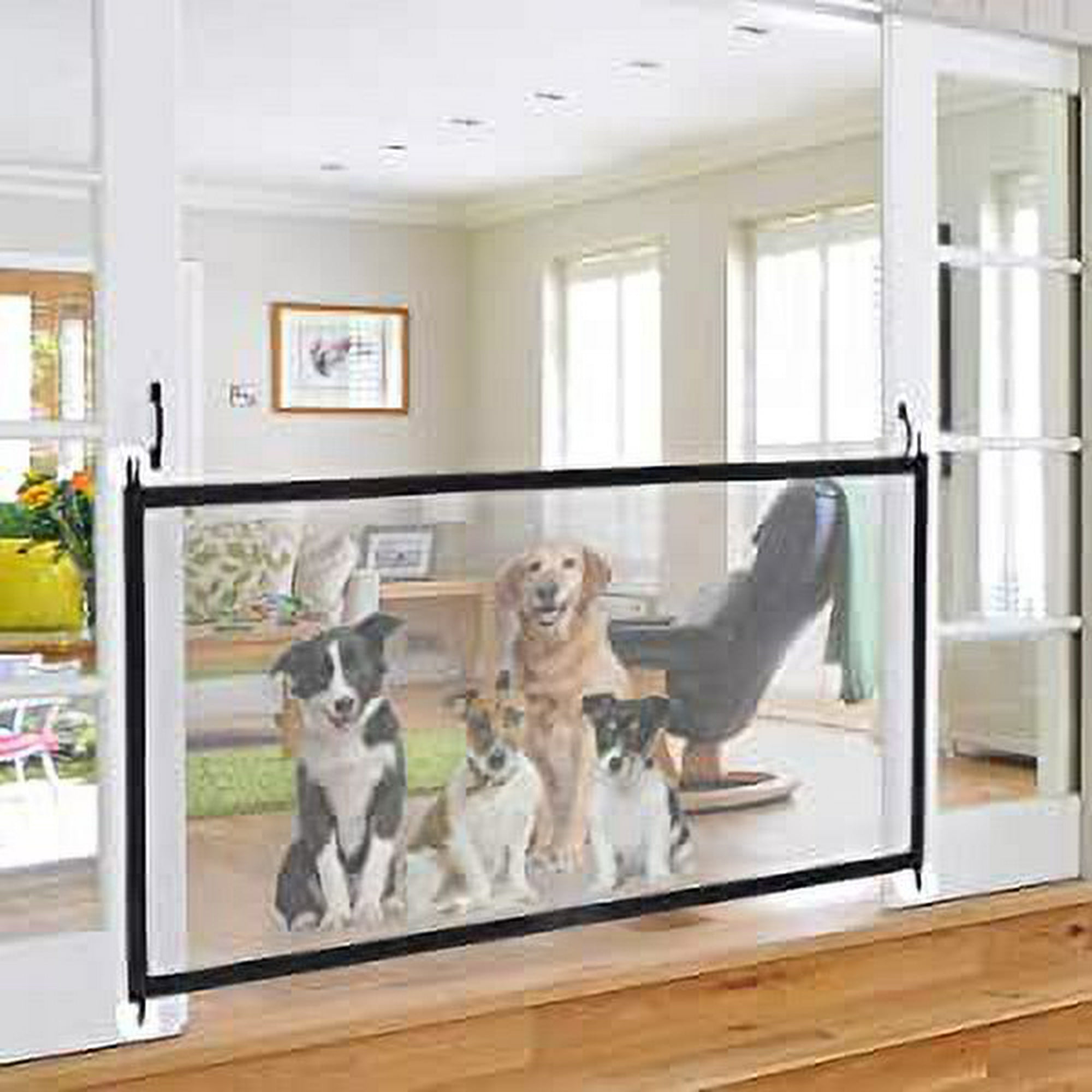 Barreras para perros, puerta portátil para perros, barrera plegable para  escaleras de perros, barrera para mascotas, perros, gatos, 180 x 75 cm  Adepaton LN-1751