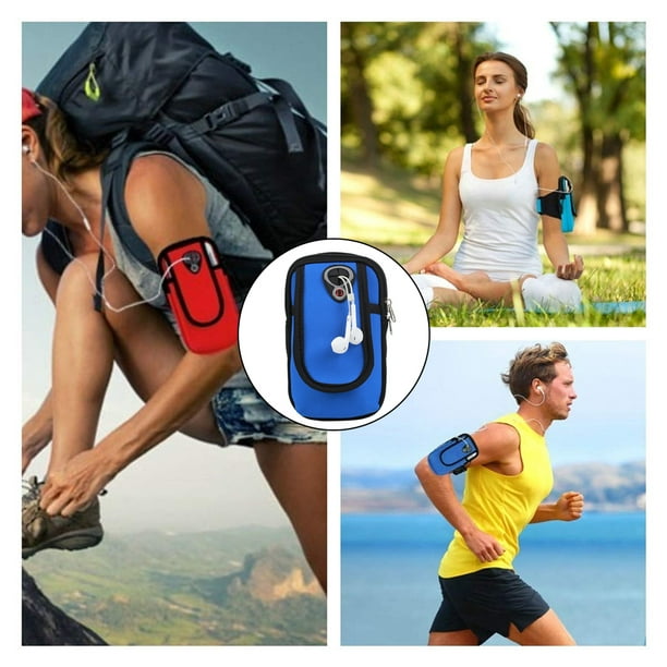 Brazalete deportivo con soporte para teléfono móvil para correr, hacer  ejercicio y hacer ejercicio en el gimnasio Zhivalor Fundas para Celulares