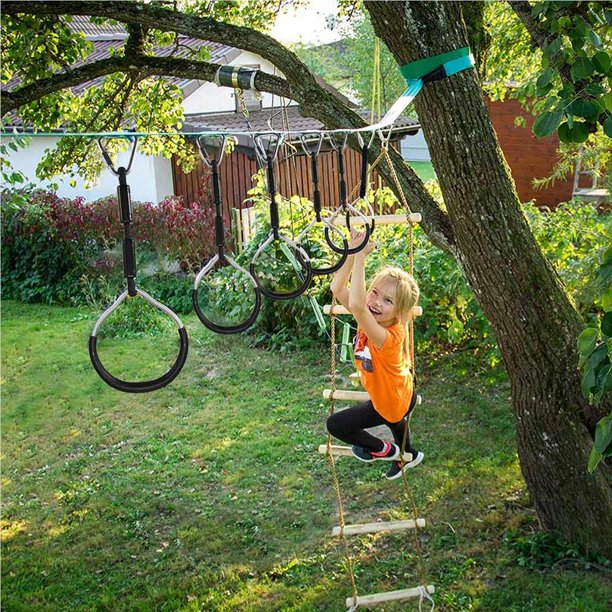 Anillos de Gimnasia para Niños Ejercicio Entrenamiento Fuerte, Aros de  Gimnasia con Correas de Cuerdas Ajustables Barra de Columpio Redondo  Antideslizante Colgar en Casa Puerta Interior Patio Trasero :  : Deportes y