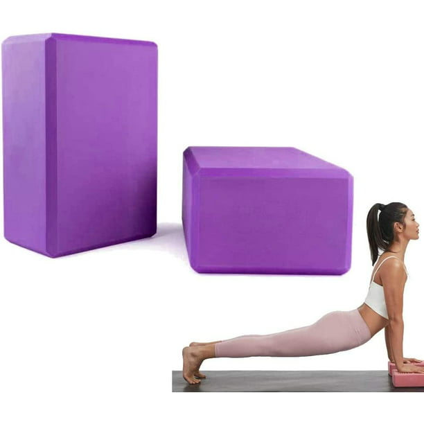 Clever Yoga Block 2 Pack – 2 bloques de ejercicios ligeros de alta