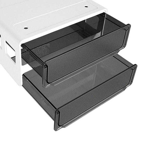 Cajón de almacenamiento con estante para montaje bajo escritorio