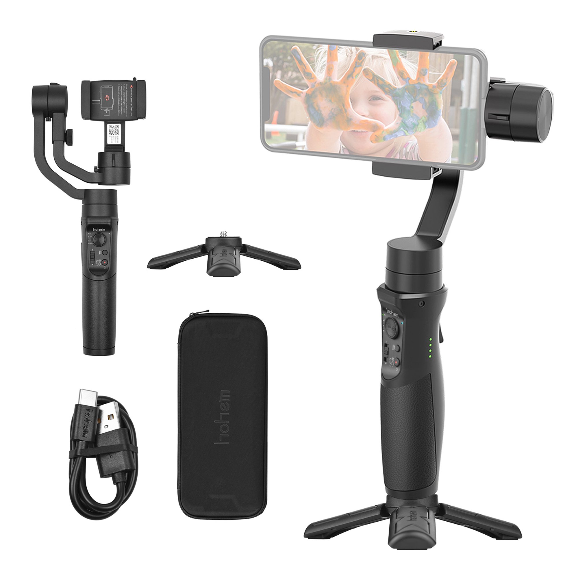 Estabilizador Gimbal de 3 ejes para Smartphone - Hohem iSteady Mobile Plus  - K&F Concept