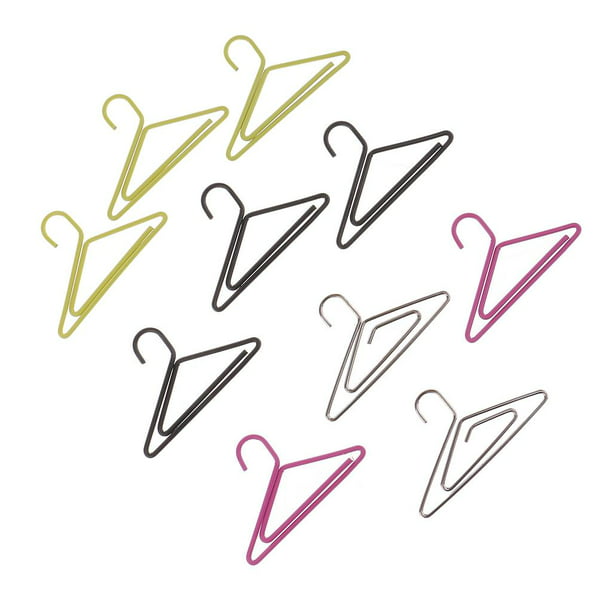 30 Clips de Papel Creativos Multicolore Suave Ganchos de Ambre de  apariencia de Clips para Material de Oficina, Material para Estudi Gloria  Clips de papel