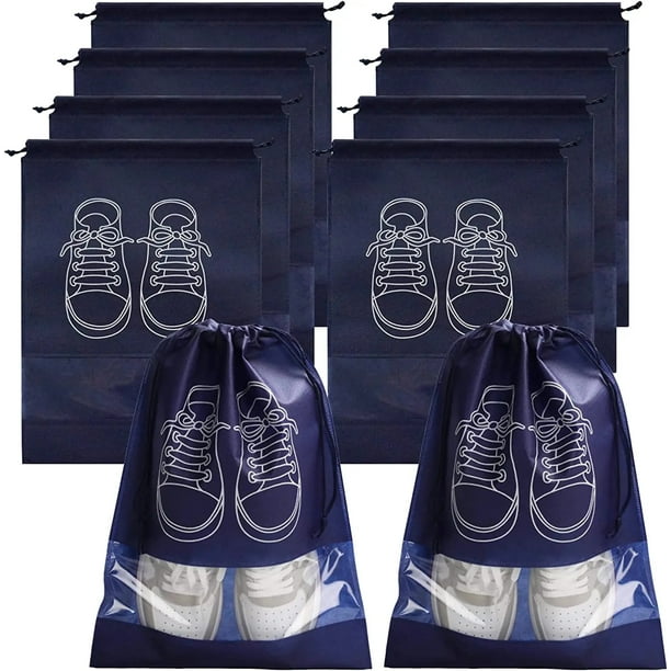 Bolsas organizadoras para almacenamiento de zapatos, bolsa de armario  portátil de viaje no tejida, bolsa colgante transparente para ropa de  bolsillo impermeable, 10/5 Uds.