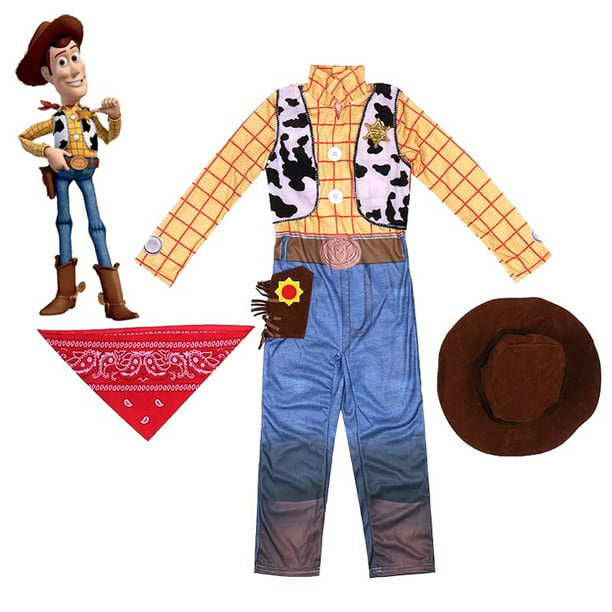 Disfraz de Halloween Toy Story Woody niño pequeño (4-6)
