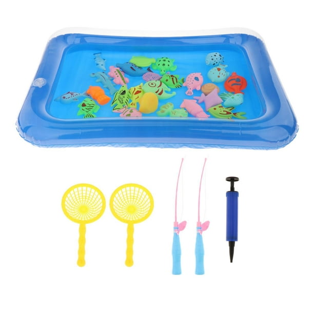 Juego , juego de juguete, juguete de baño con 26 para juguete de desarrollo  educativo temprano 26 piezas y estanque Sunnimix juego de pesca