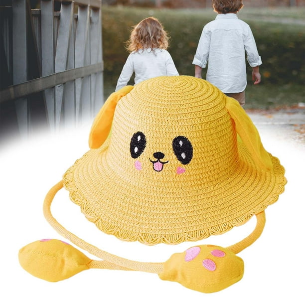 Sombrero de paja para bebés Sombrero de playa para bebés Gafas de sol para  bebés Sombrero