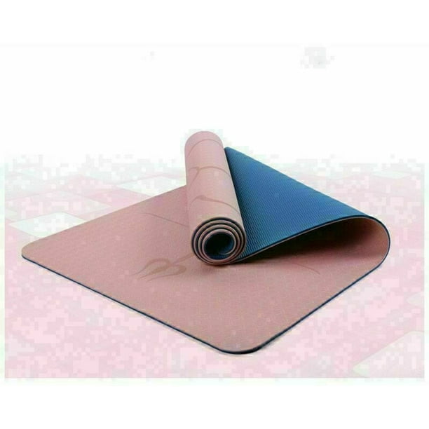 Esterilla de yoga grande TPE Esterillas de ejercicio 78x51 0.591 in extra  gruesas para el gimnasio en el hogar Alfombrilla de entrenamiento