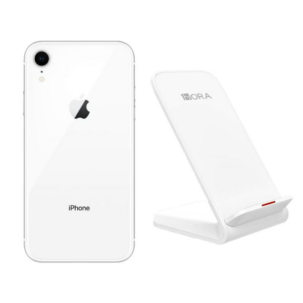 Celular iPhone XR Reacondicionado 64gb Blanco + Base Cargador Apple iPhone  XR