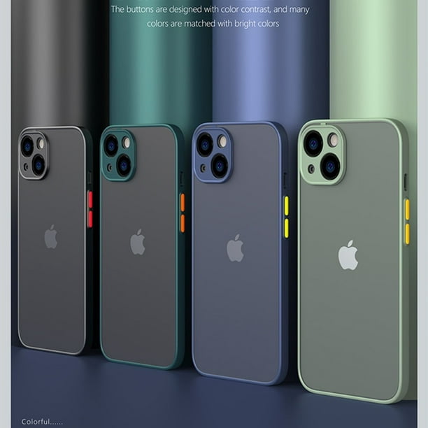  Funda para iPhone 11 12 13 Pro Max XS X XR 7 8 Plus Mini SE  2020 de silicona suave a prueba de golpes, color blanco, para iPhone 13 :  Celulares y Accesorios