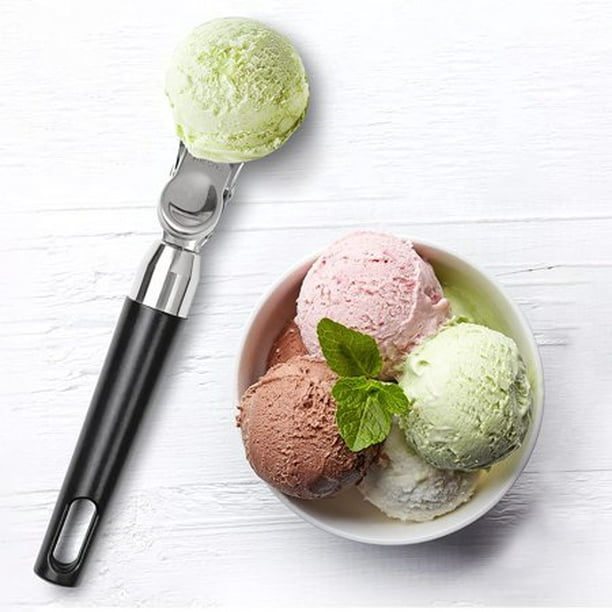 Cuchara de helado Vollrath, acero inoxidable, tamaño 6, talla 10, Ivory