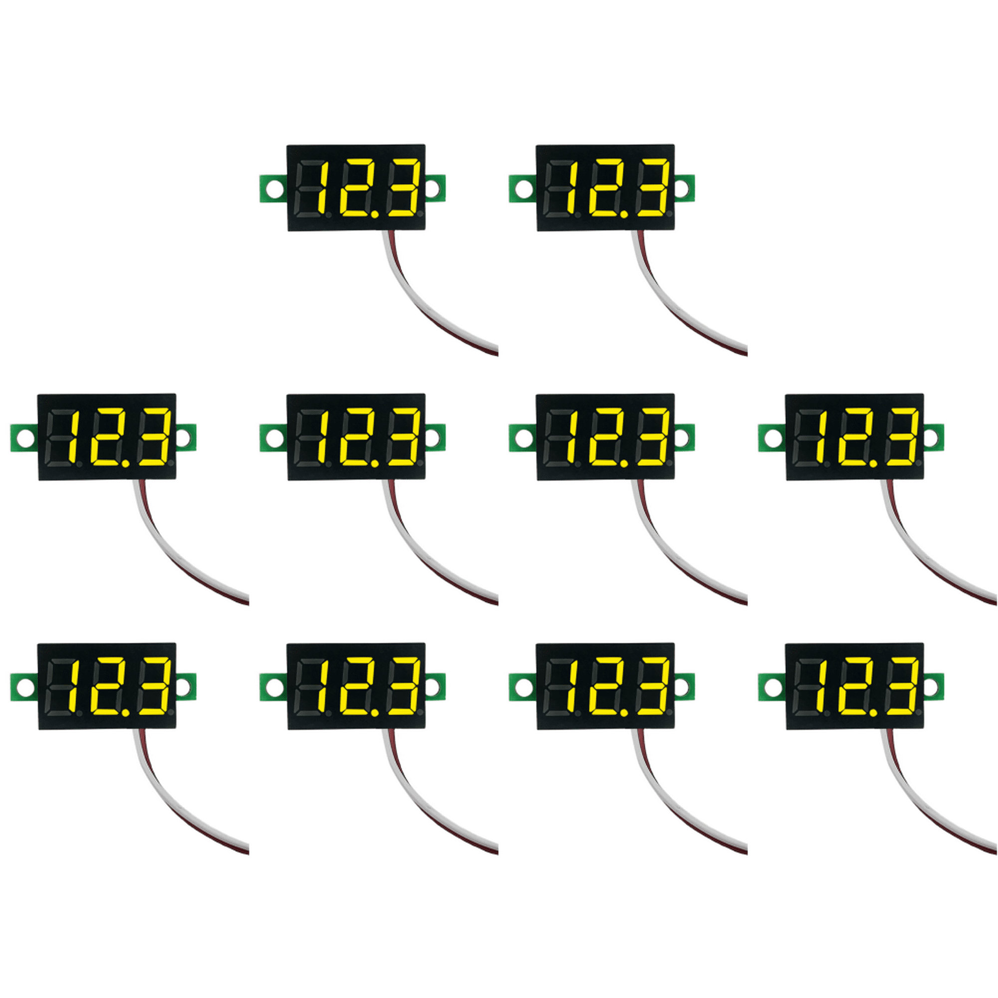 DQrwqpou Pantalla Voltaje 2 Cables 2 5 V 40 V Medidor Pantalla LED 0 28 dqrwqpou-pantalla-voltaje-2-cables-2-5-v-40-v-medidor-pantalla-led-0-28