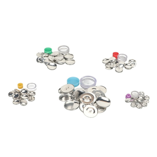 Kit de botones cubiertos de tela DIY, piezas de botones de costura Kit de  botones de