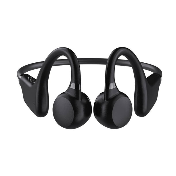 Auriculares de conducción ósea, auriculares deportivos inalámbricos  Bluetooth de alta calidad con micrófonos, 20 horas de reproducción,  auriculares