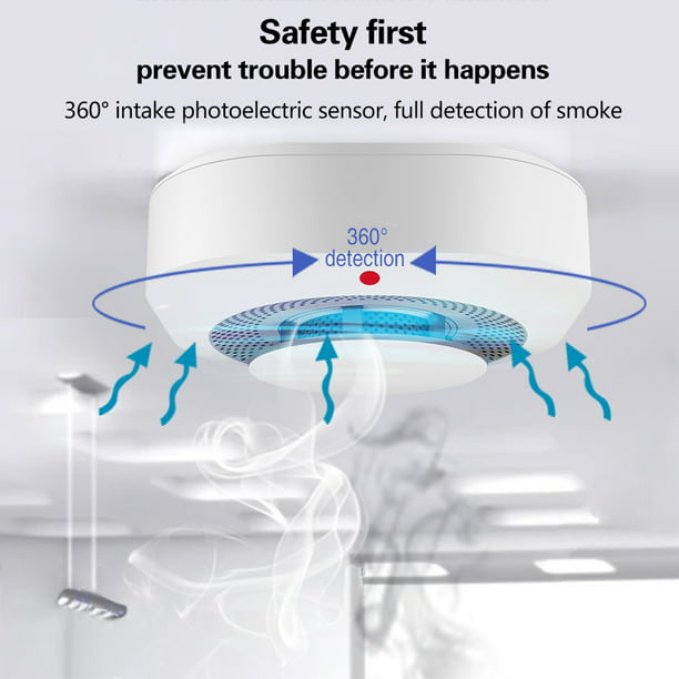Alarma de humo y monóxido de carbono Detector de humo MABOTO