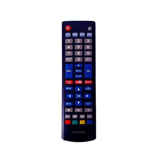 Blusens WebTv W + Smart Remote 2 - Pack de reproductor multimedia y mando  con teclado, color negro