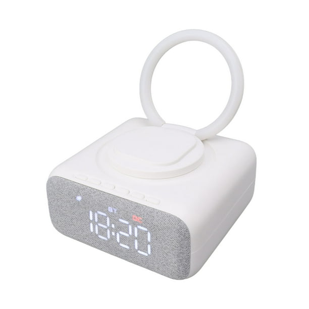  Reloj despertador de radio de noche con cargador USB