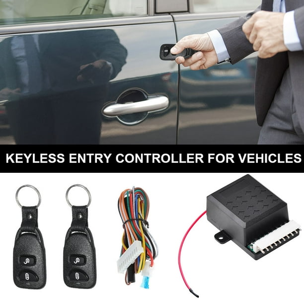 Kit central remoto para automóvil, cerradura universal para puerta de  coche, sistema de entrada sin llave, bloqueo central, kit de control remoto