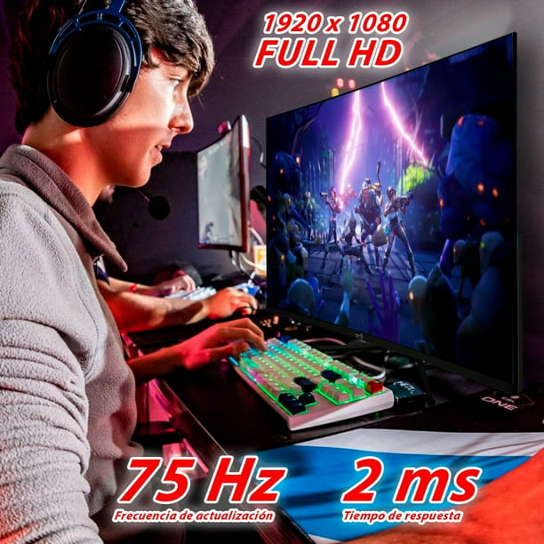 Monitor Gaming Z Edge Curvo U24C, 24 Pulgadas, FHD, 75hz, Sin