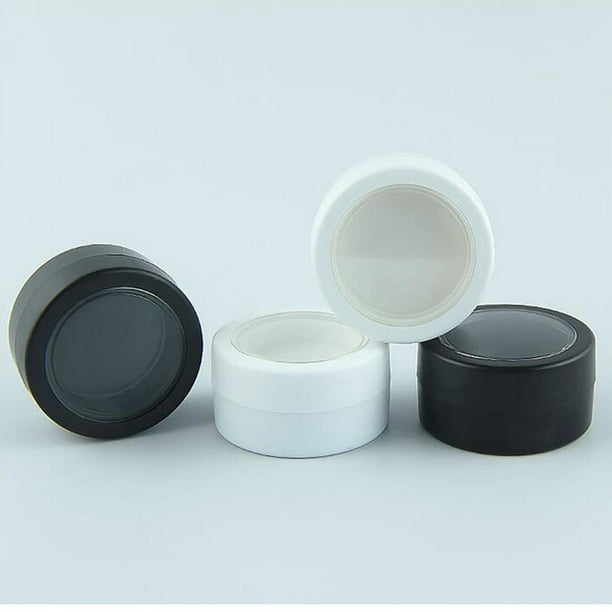 tapas de 2 gramos de plástico para muestras Blanco shamjiam Caja de sombra  de ojos