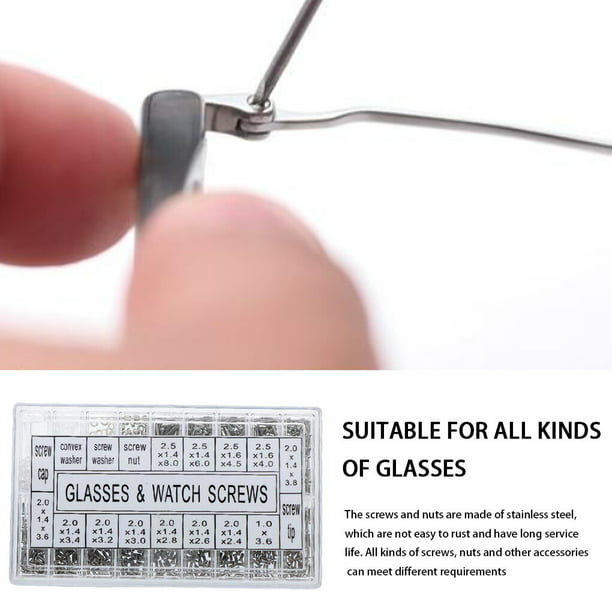 Kit De Reparación 1000 Mini Tornillos Para Gafas Celulares