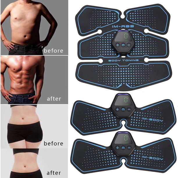 FISHOAKY EMS Abs Trainer, Cintura tonificante addominale, Cintura