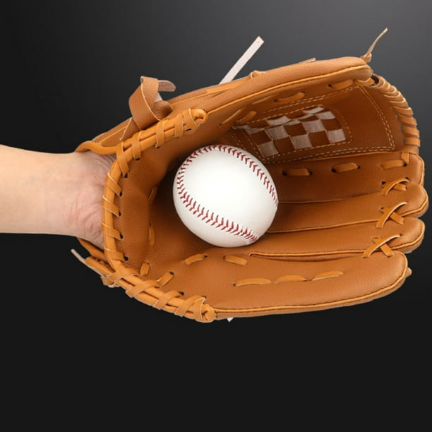 Guante de béisbol para niños, adolescentes y adultos, guante de cuero para  béisbol y sóftbol para picher y mano izquierda, serie de guantes de campo
