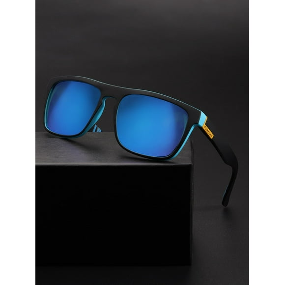 1 pc mens square fashion sunglasses for outdoor use