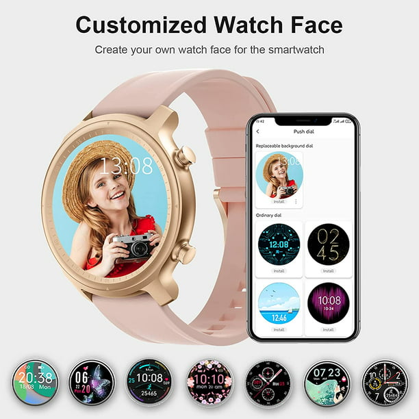 Xiaomi-reloj inteligente con llamadas Bluetooth para mujer