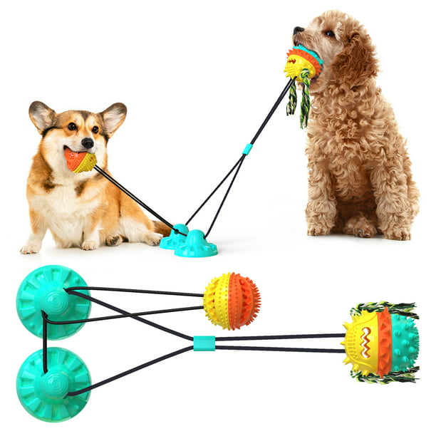 Dispensador de juguetes para perros, juguetes dispensadores de golosinas  para perros para mejorar la mente y la salud, juguete interactivo de