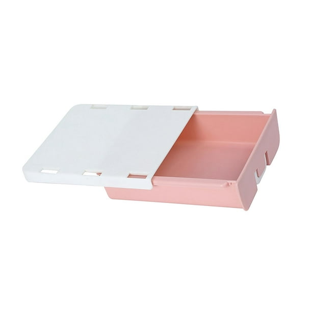 Organizador de cajones de escritorio de plástico, organizador de bandeja de  escritorio de oficina con caja de almacenamiento ajustable para cocina